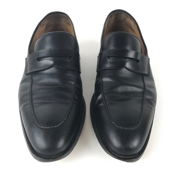 Magnanni Black Leather Penny Loafers Spain Sz 13 main image 7